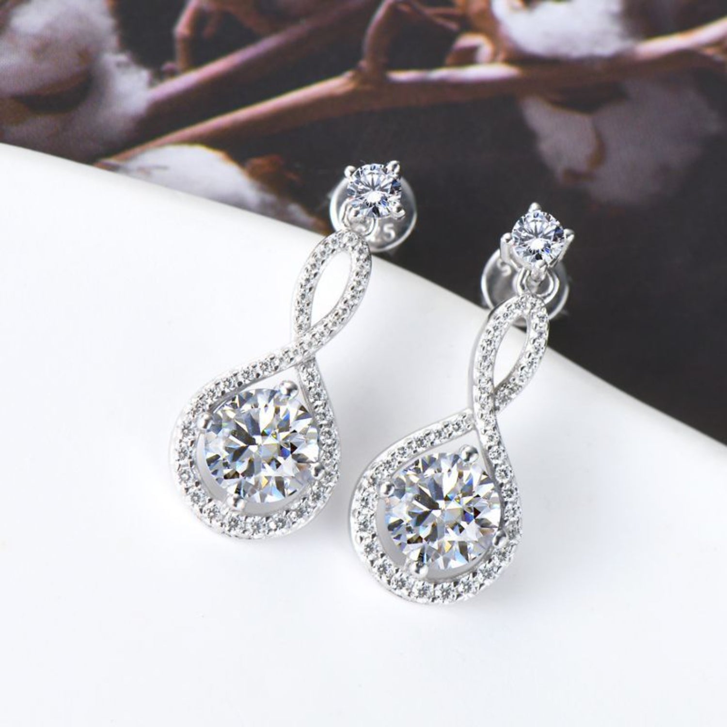 1 Carat Moissanite 925 Sterling Silver Earrings - ClozArt