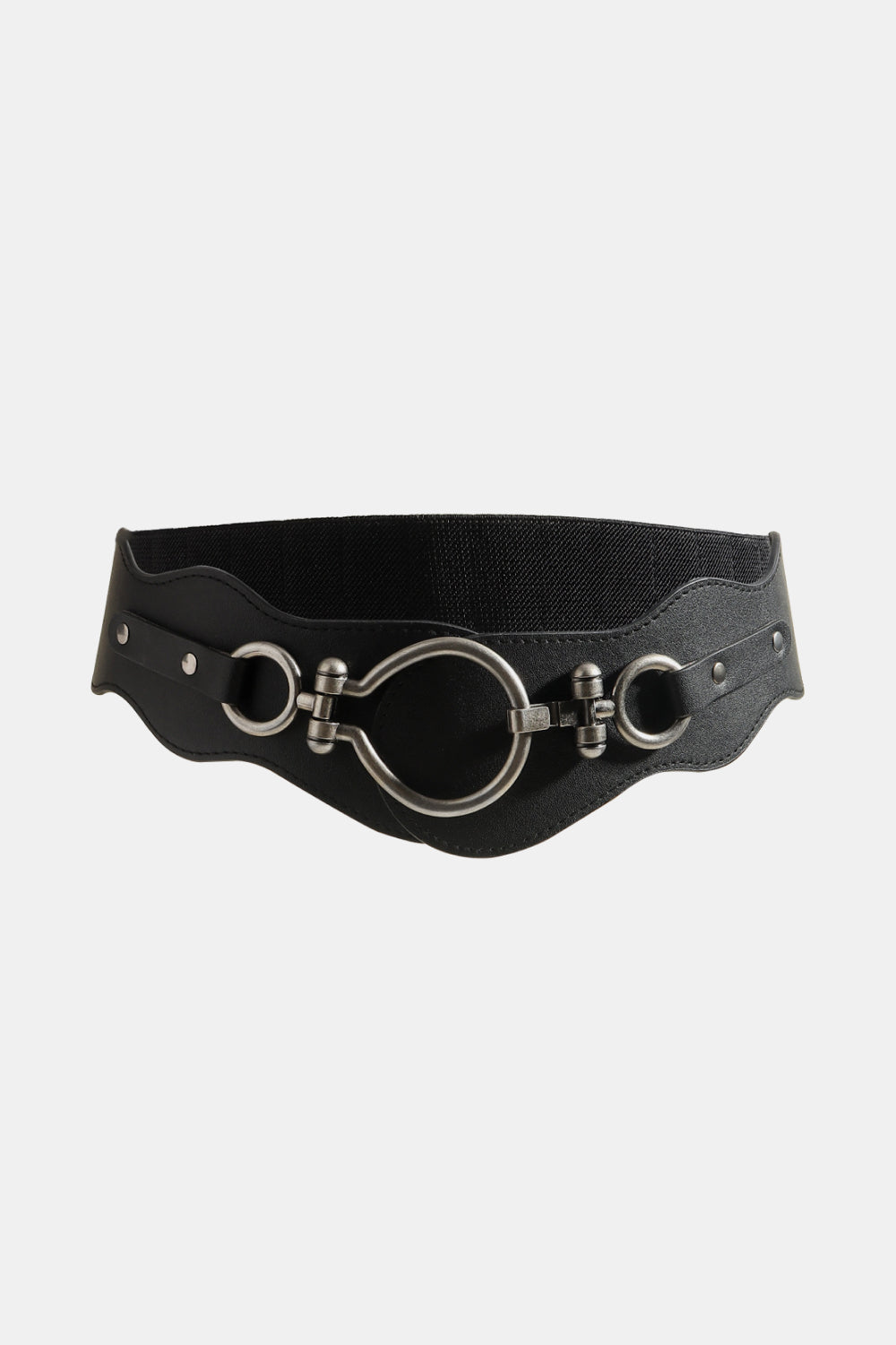 PU Leather Zinc Alloy Buckle Belt - ClozArt