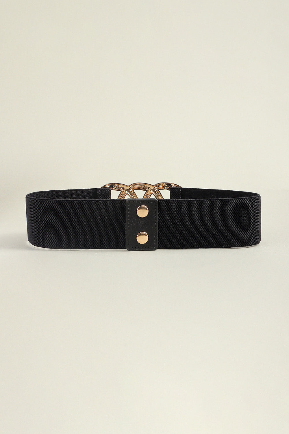 Zinc Alloy Buckle Elastic Wide Belt - ClozArt