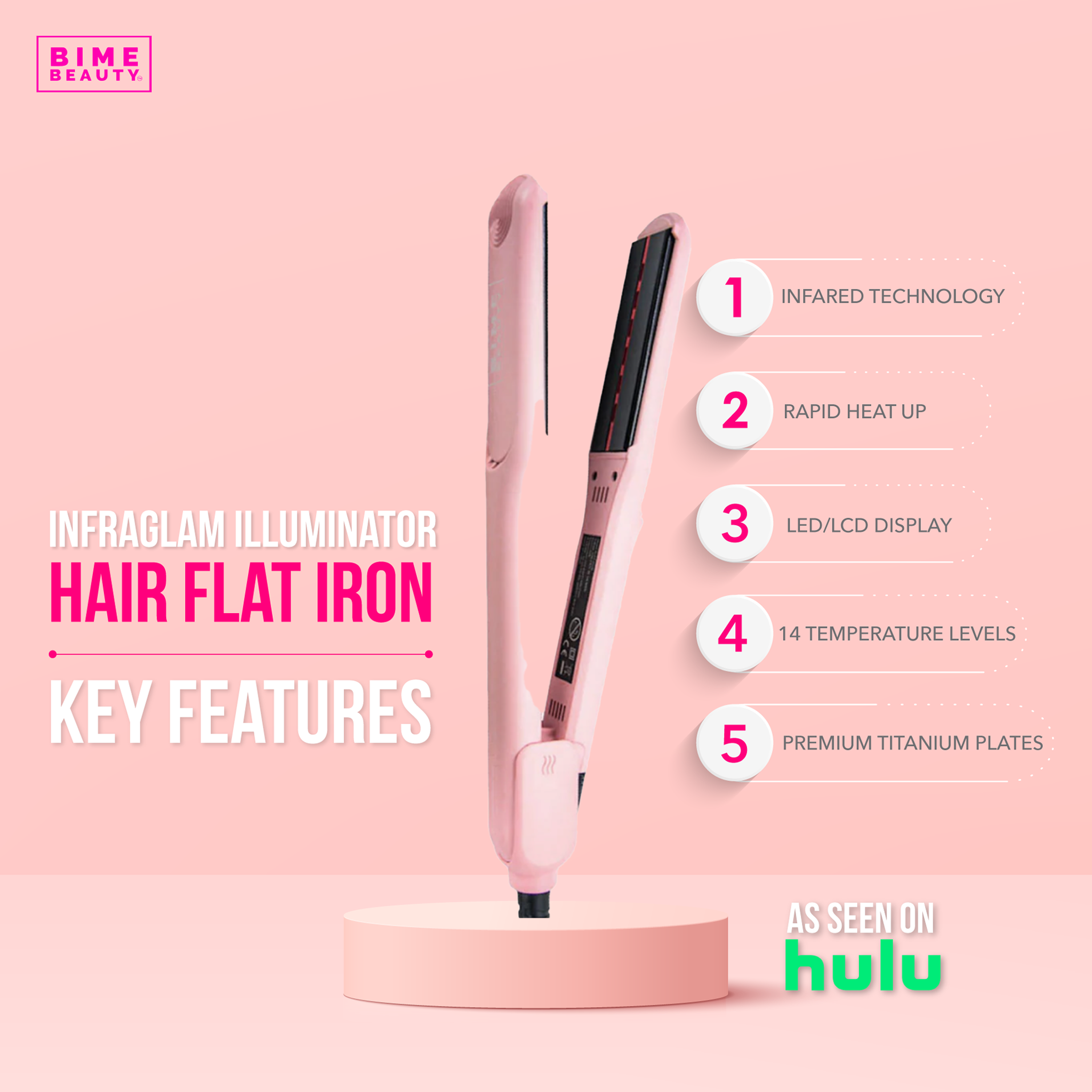 InfraGlam Hair Illuminator Iron