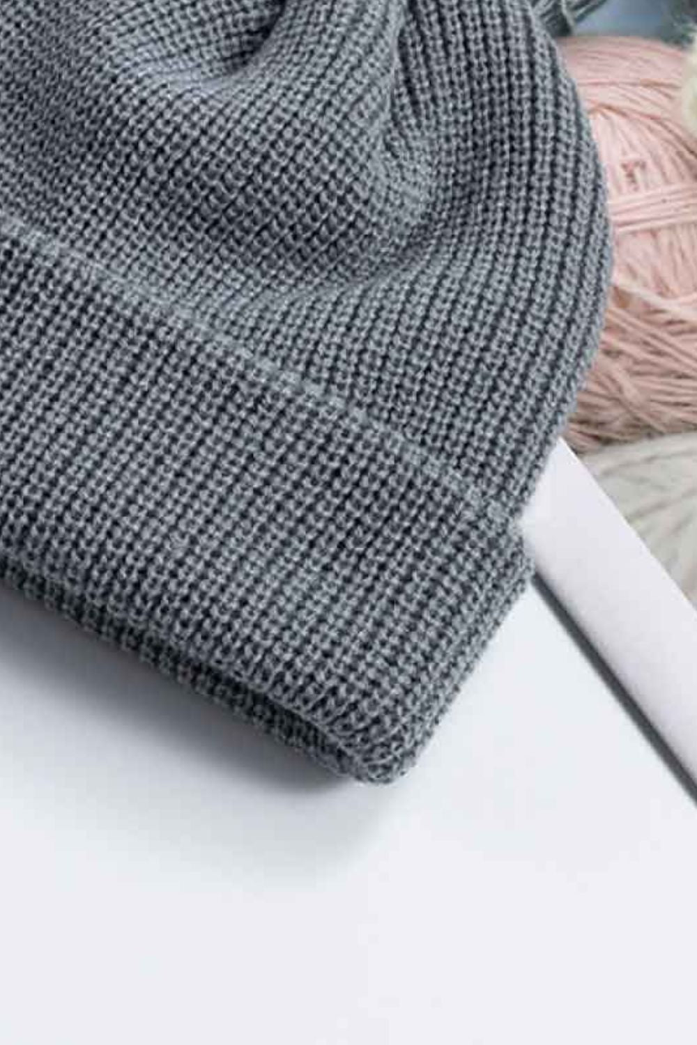 Cozy Rib-Knit Cuff Beanie - ClozArt