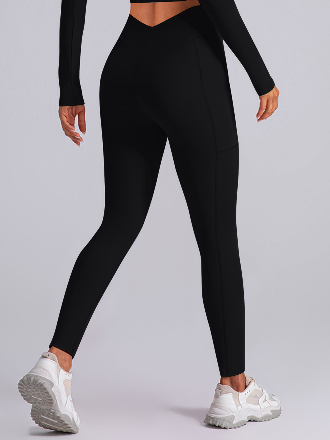 High Waist Active Leggings with Pockets - ClozArt