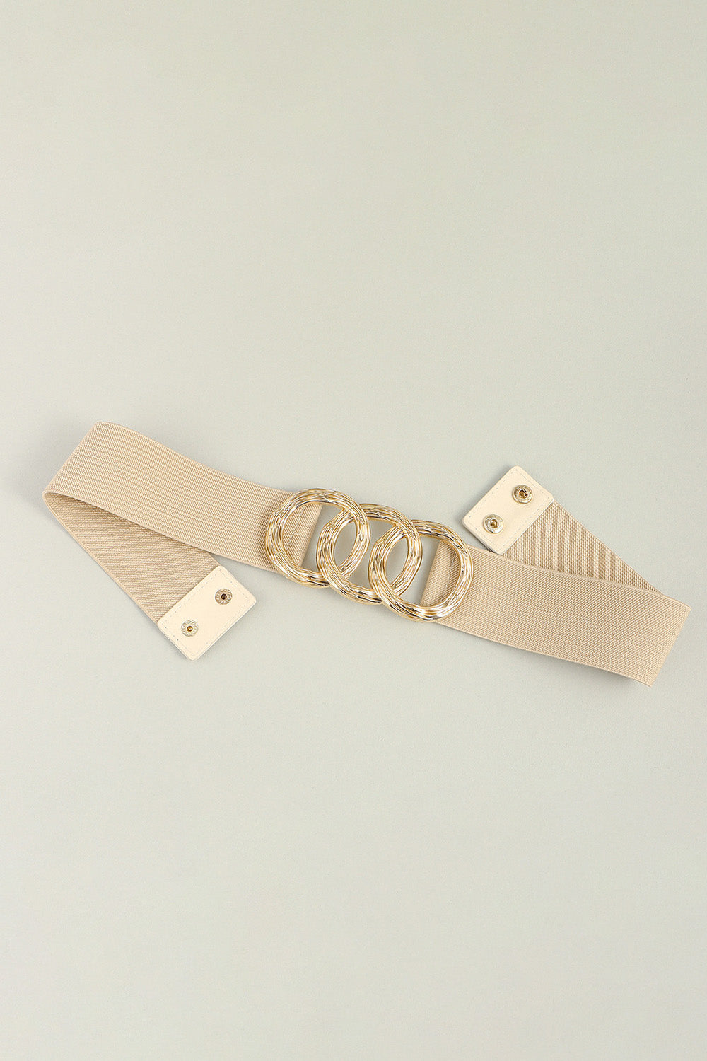 Zinc Alloy Buckle Elastic Wide Belt - ClozArt