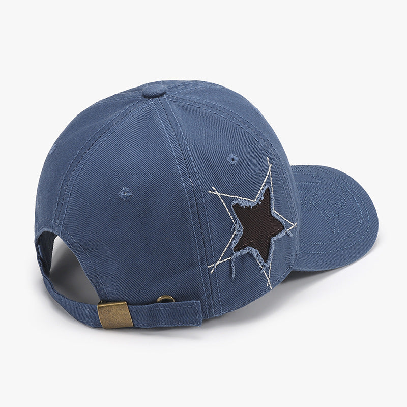 Adjustable Star Raw Hem Cap - ClozArt