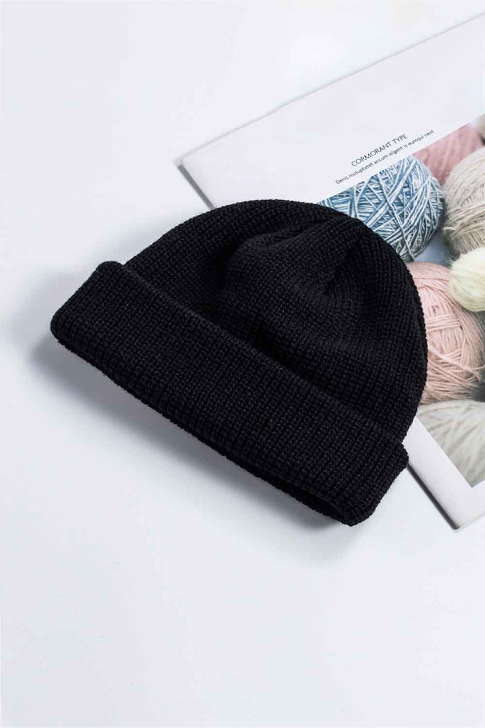 Cozy Rib-Knit Cuff Beanie - ClozArt