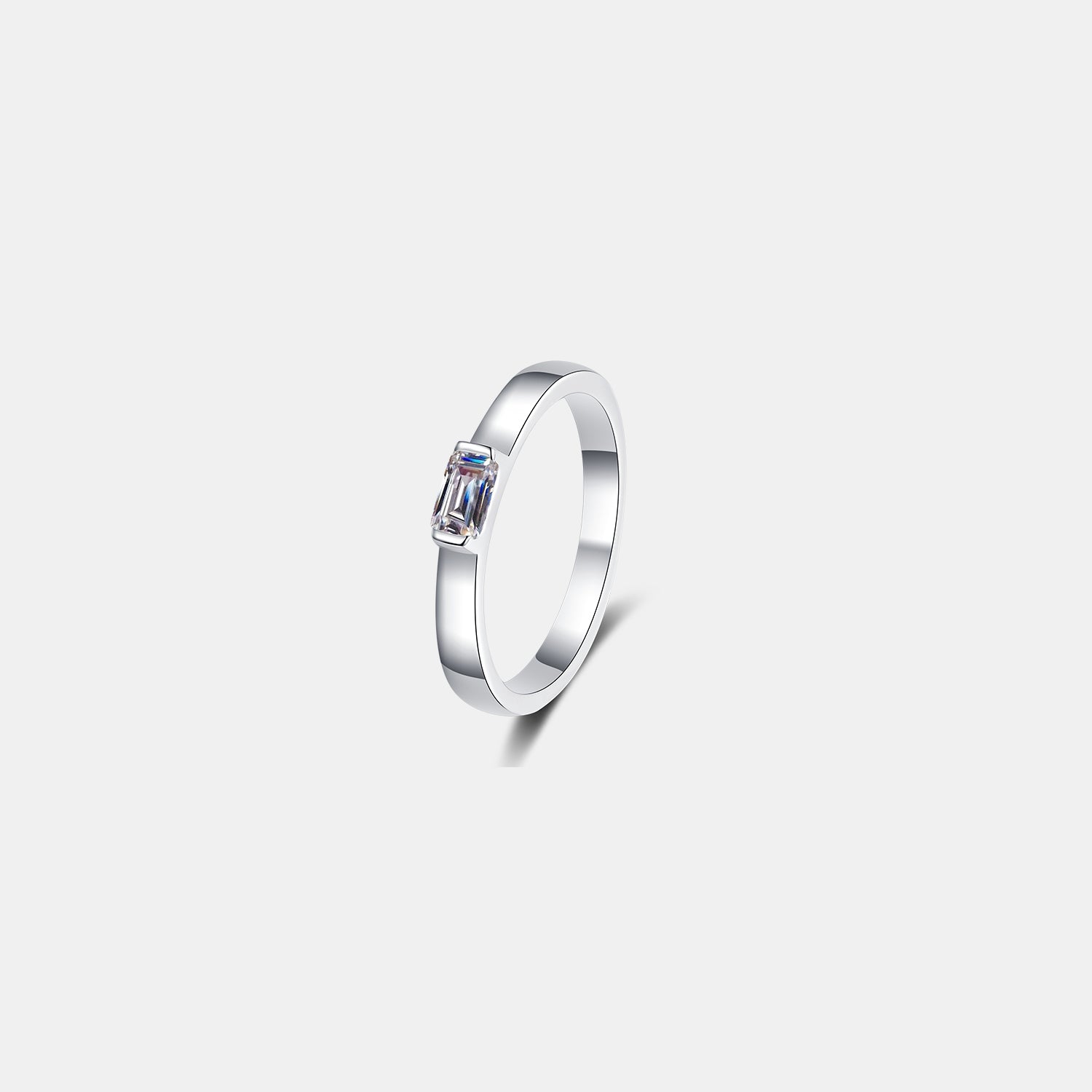 Moissanite 925 Sterling Silver Ring - ClozArt