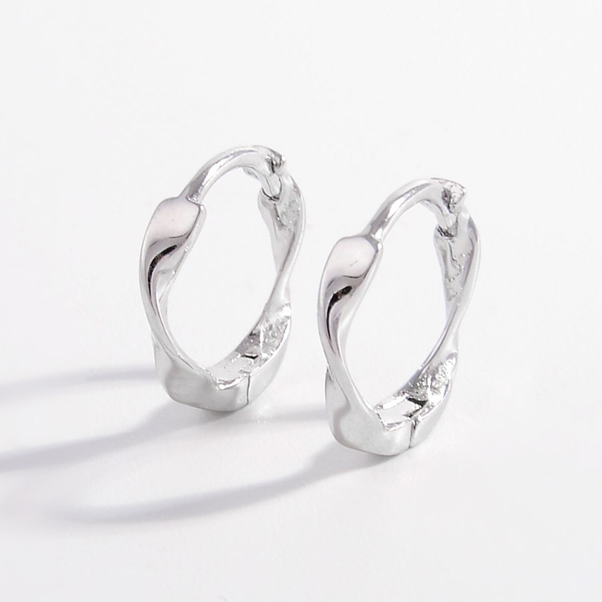 925 Sterling Silver Hoop Earrings - ClozArt