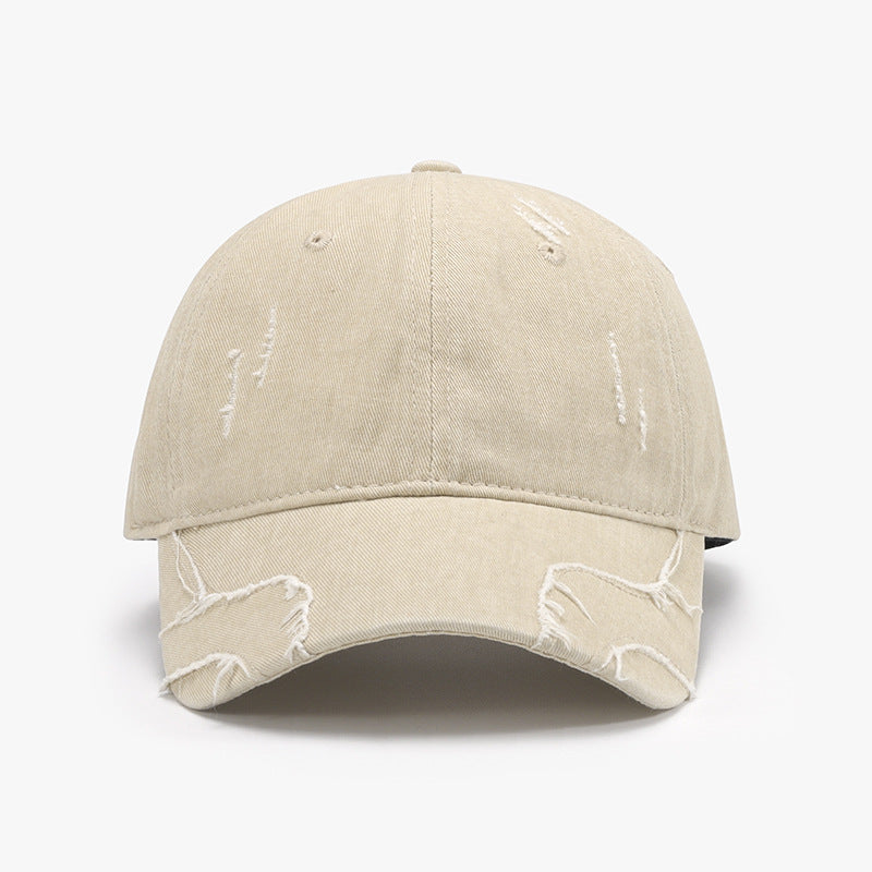 Raw Hem Adjustable Cap - ClozArt