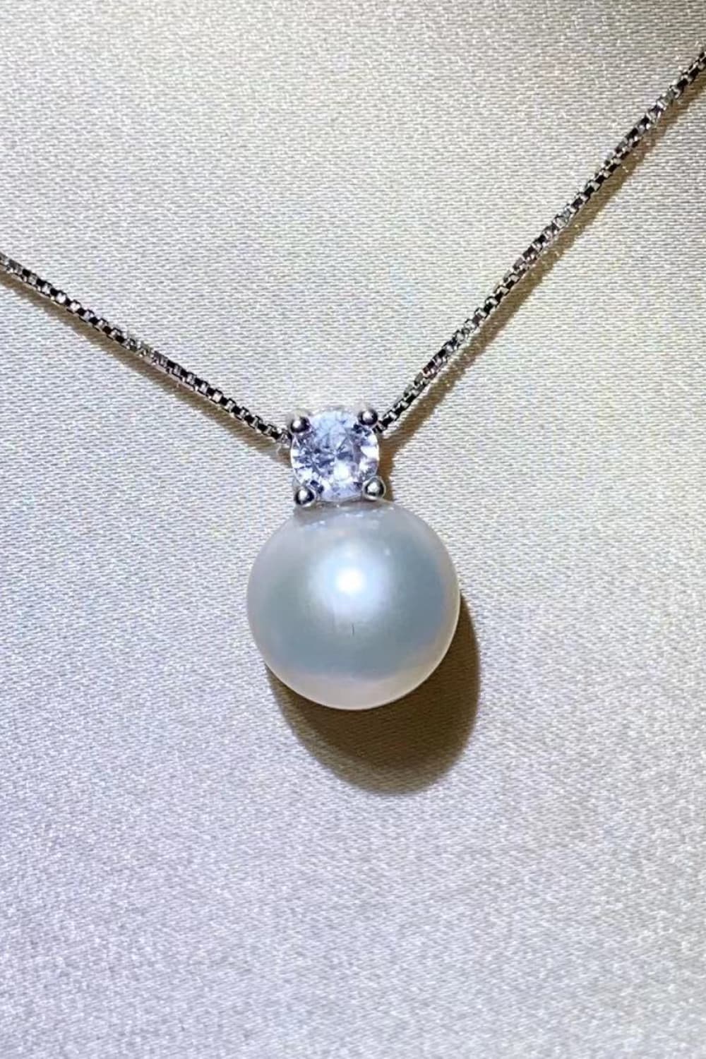 Freshwater Pearl 925 Sterling Silver Necklace - ClozArt