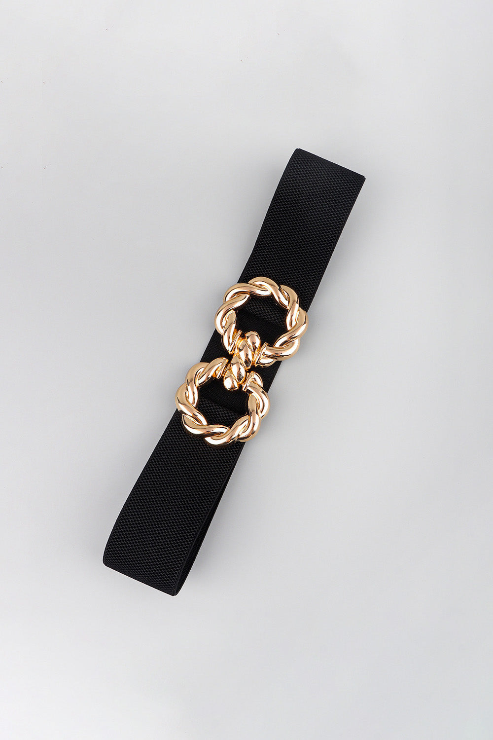 Zinc Alloy Buckle Elastic Belt - ClozArt