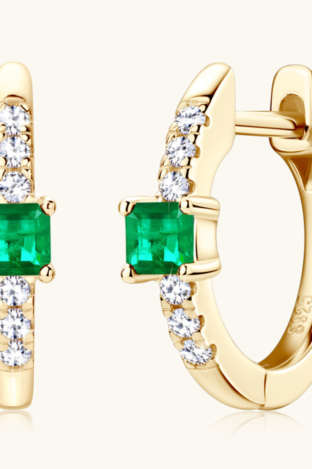 Lab-Grown Emerald Earrings - ClozArt