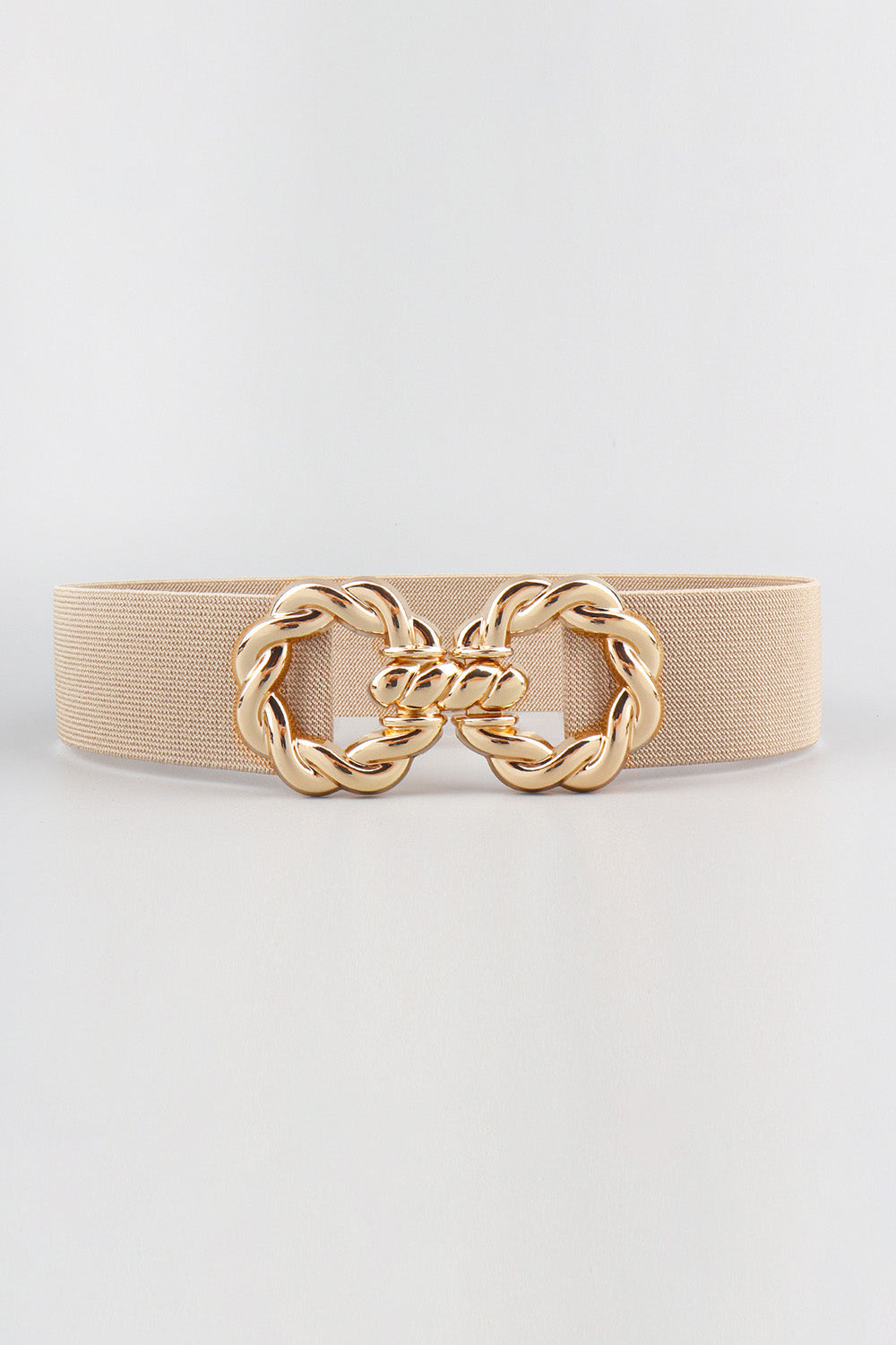 Zinc Alloy Buckle Elastic Belt - ClozArt