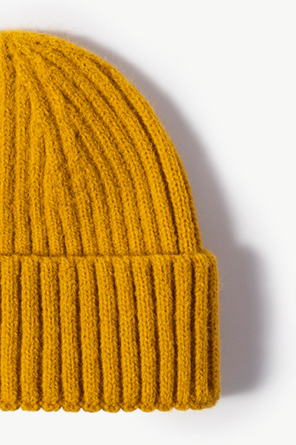 Rib-Knit Cuff Beanie - ClozArt