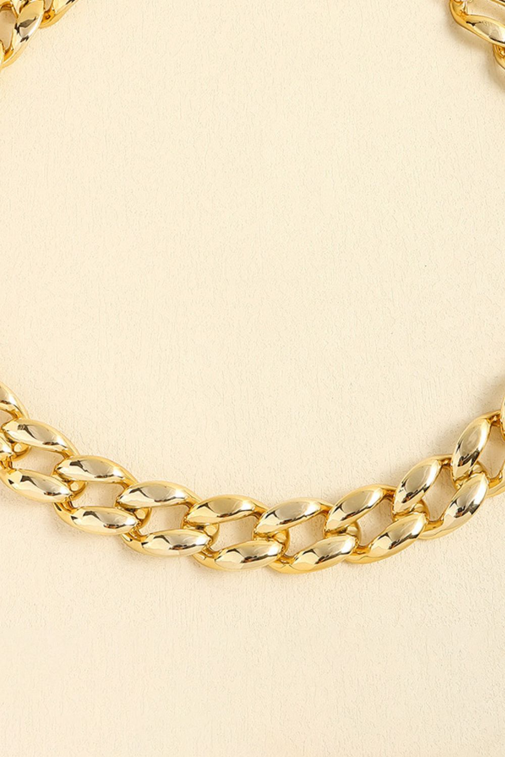 1" Width Acrylic Curb Chain Belt - ClozArt