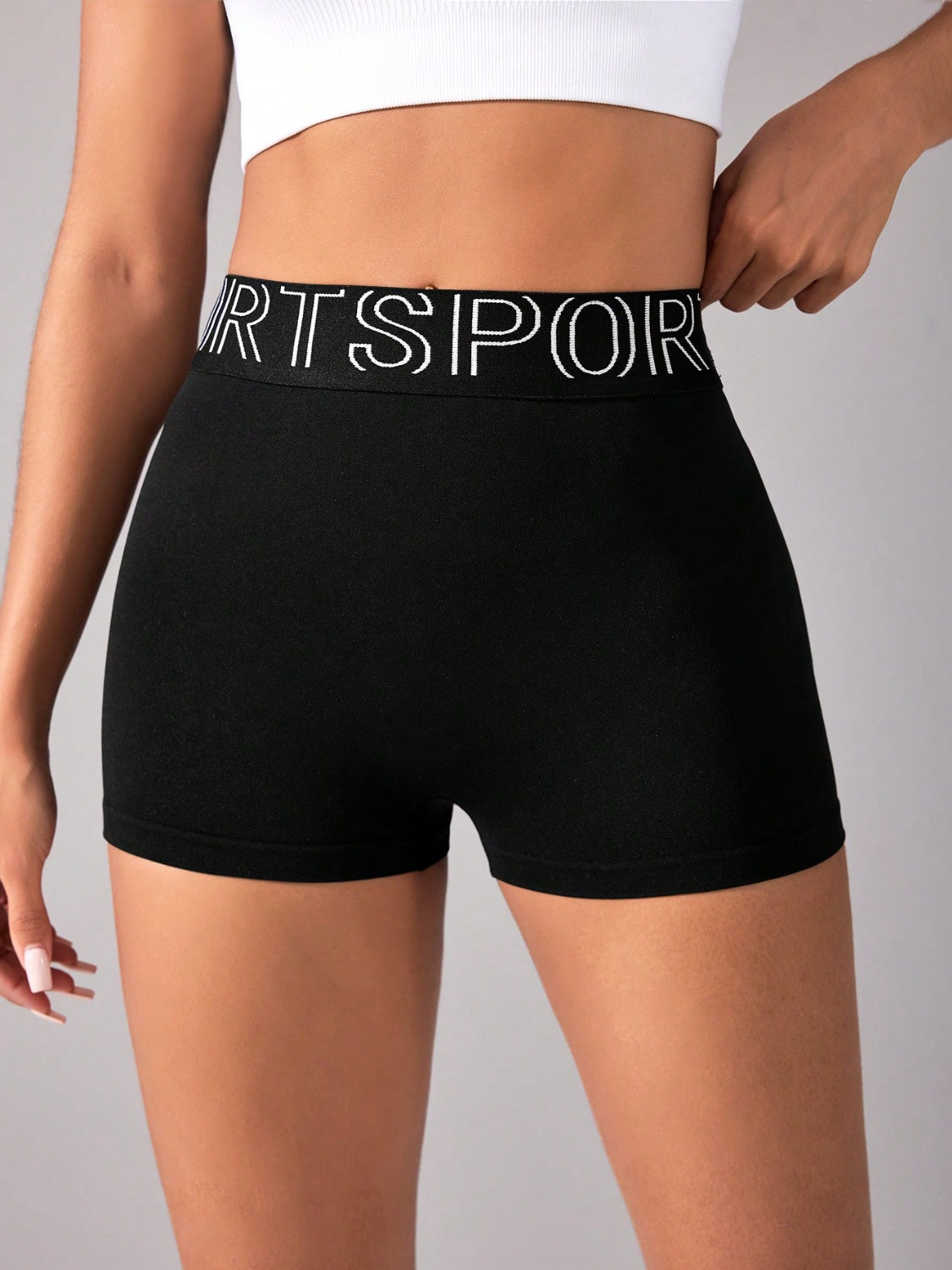 High Waist Active Shorts - ClozArt