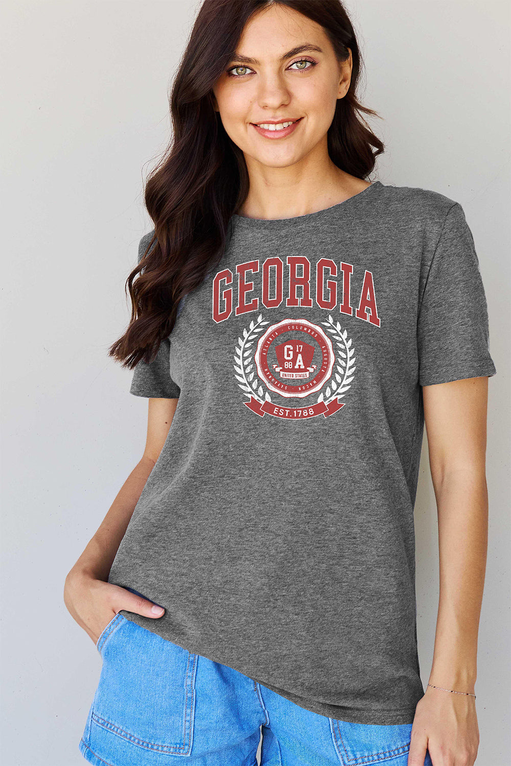 Simply Love Full Size GEORGIA Graphic T-Shirt