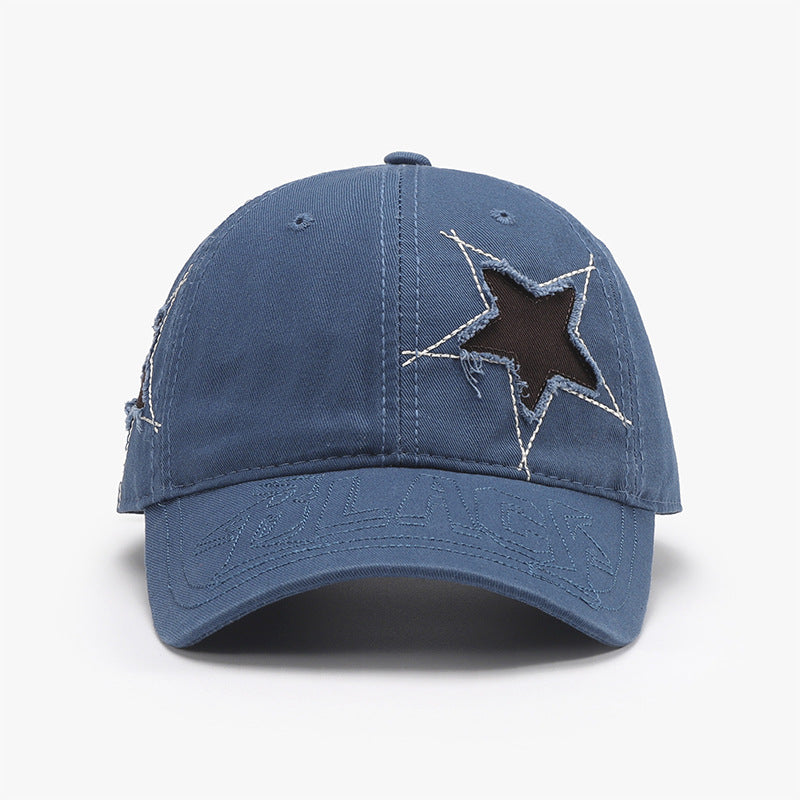 Adjustable Star Raw Hem Cap - ClozArt