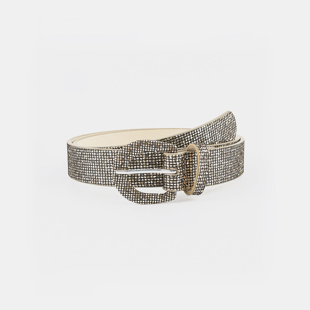 Sequin PU Leather Belt - ClozArt