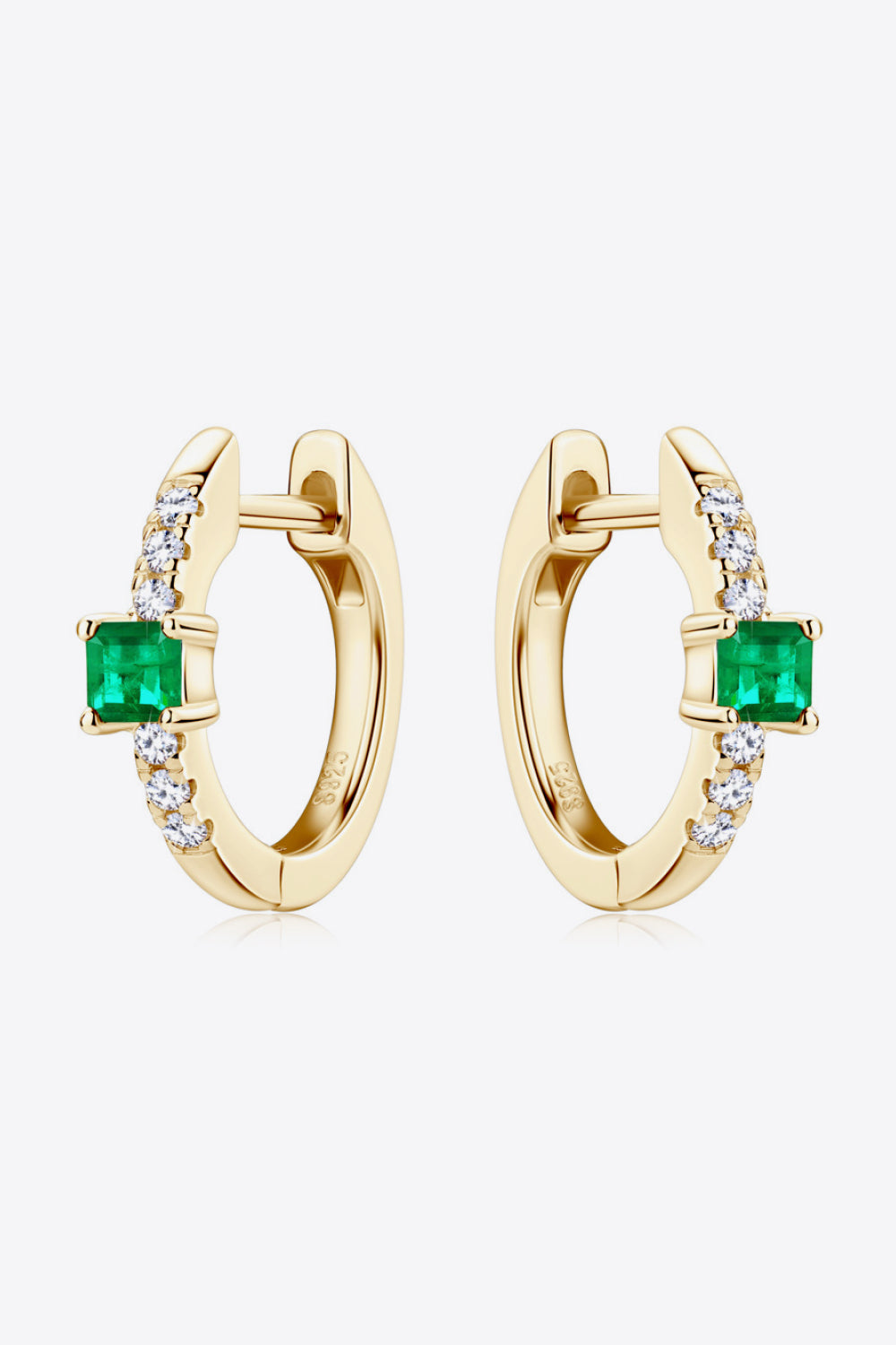 Lab-Grown Emerald Earrings - ClozArt