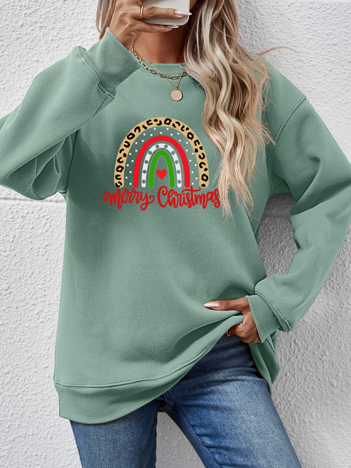 MERRY CHRISTMAS Graphic Sweatshirt