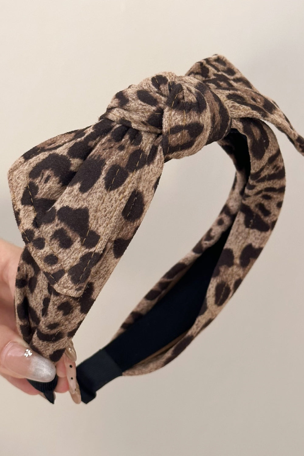 Leopard Polyester Wide Headband - ClozArt