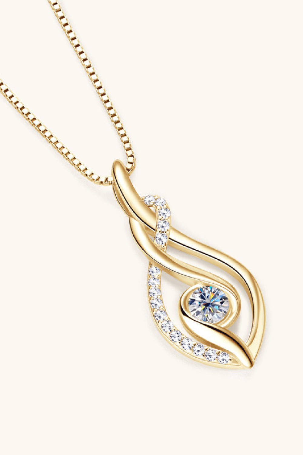 Moissanite 925 Sterling Silver Necklace - ClozArt