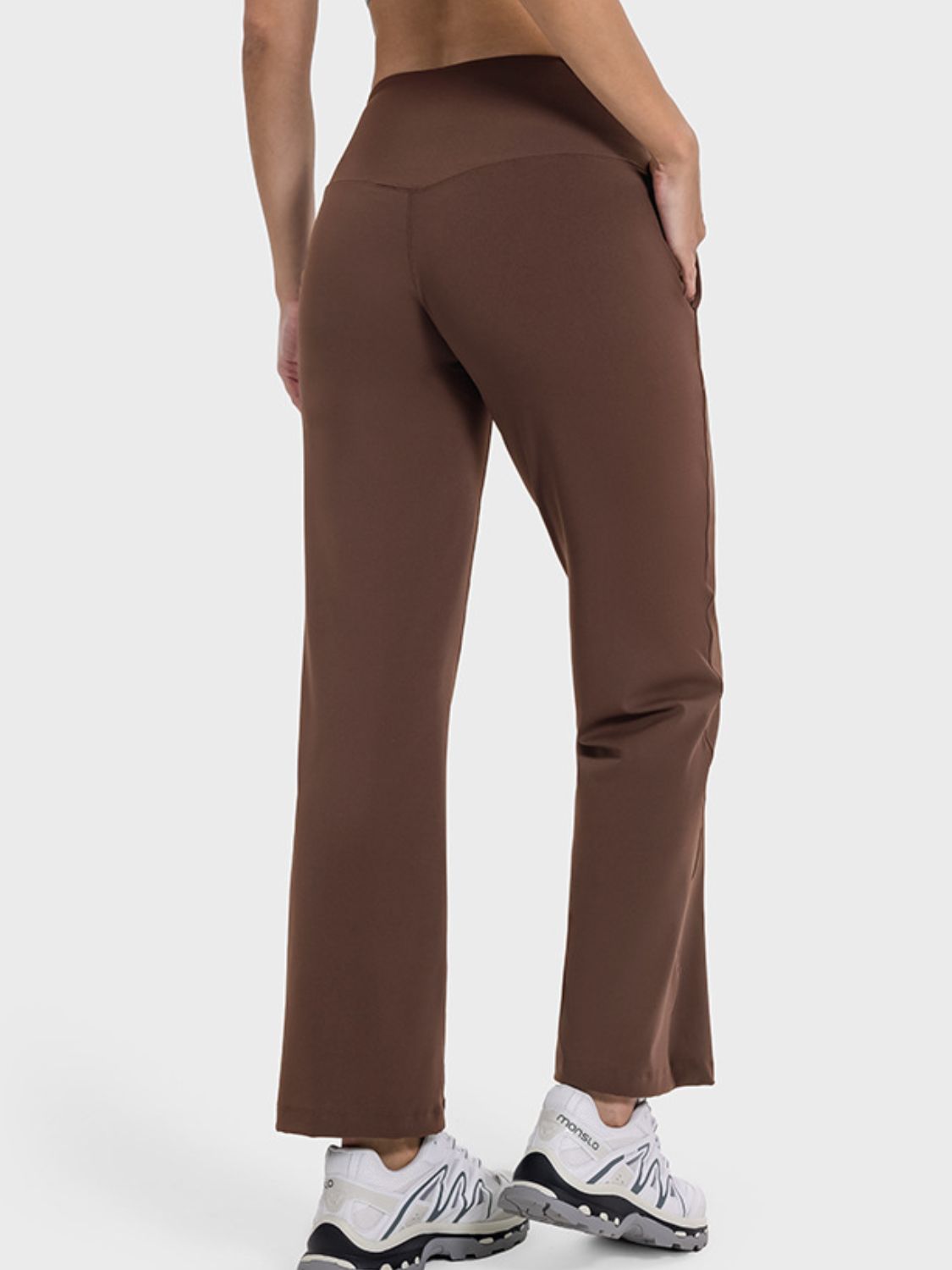 Millennia Pocketed High Waist Active Pants - ClozArt