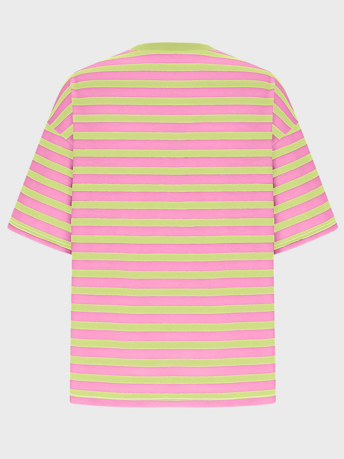 Striped Round Neck Half Sleeve T-Shirt