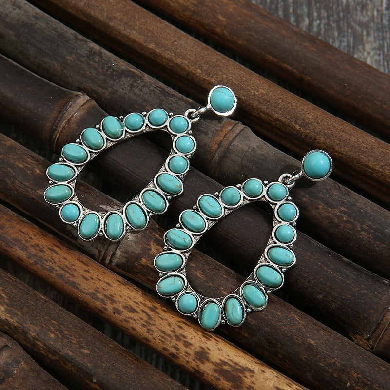 Artificial Turquoise Earrings - ClozArt