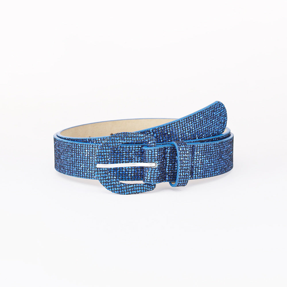 Sequin PU Leather Belt - ClozArt