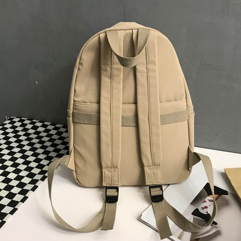 Zip Cotton Backpack Bag - ClozArt