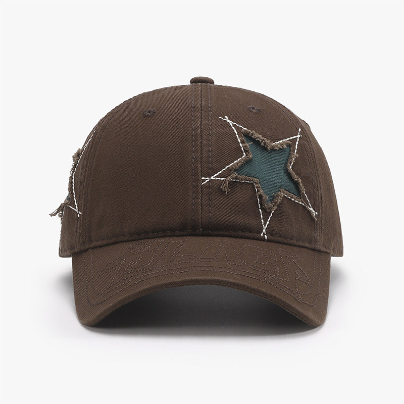 Adjustable Star Raw Hem Cap - ClozArt