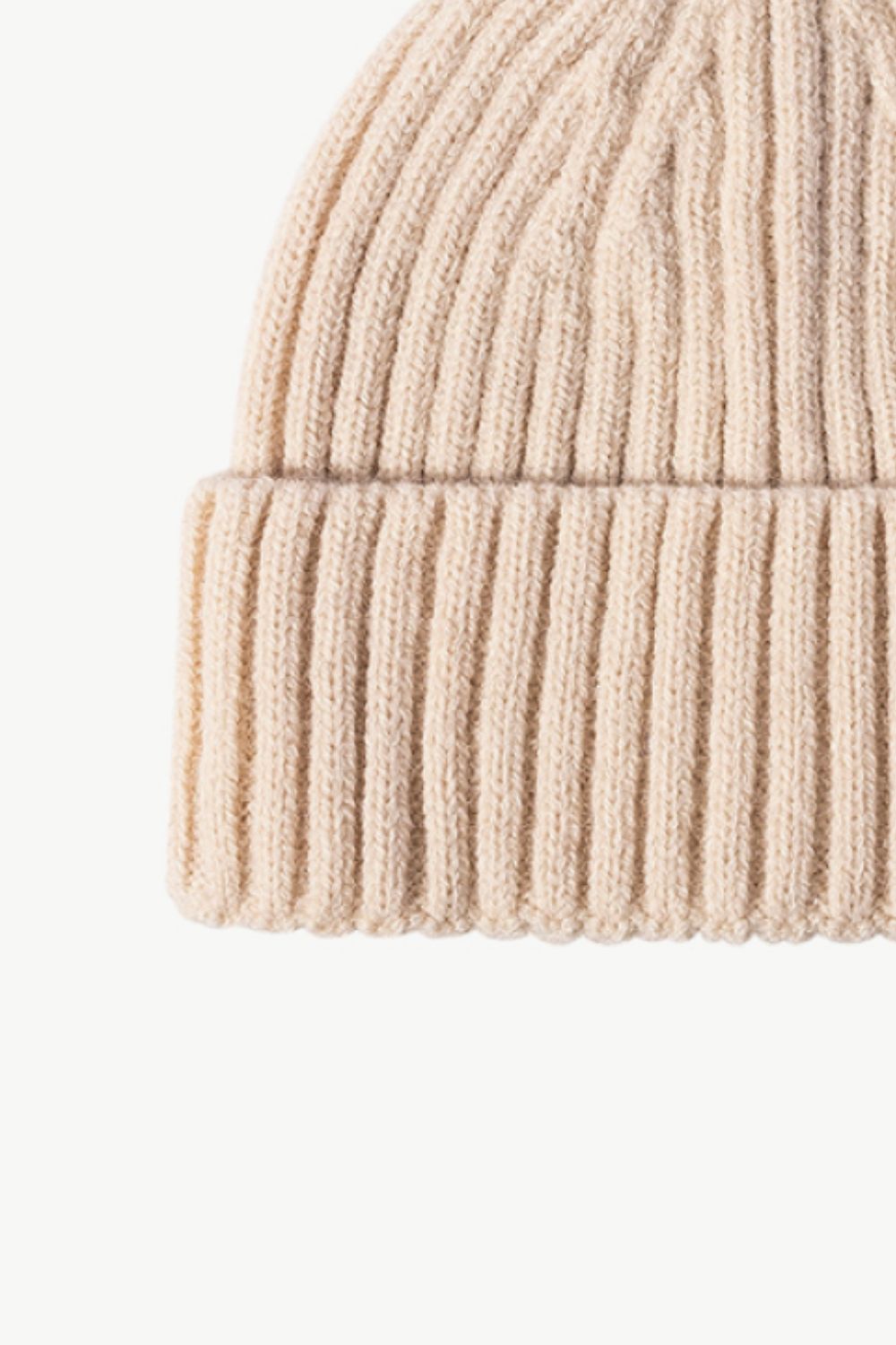 Rib-Knit Cuff Beanie - ClozArt