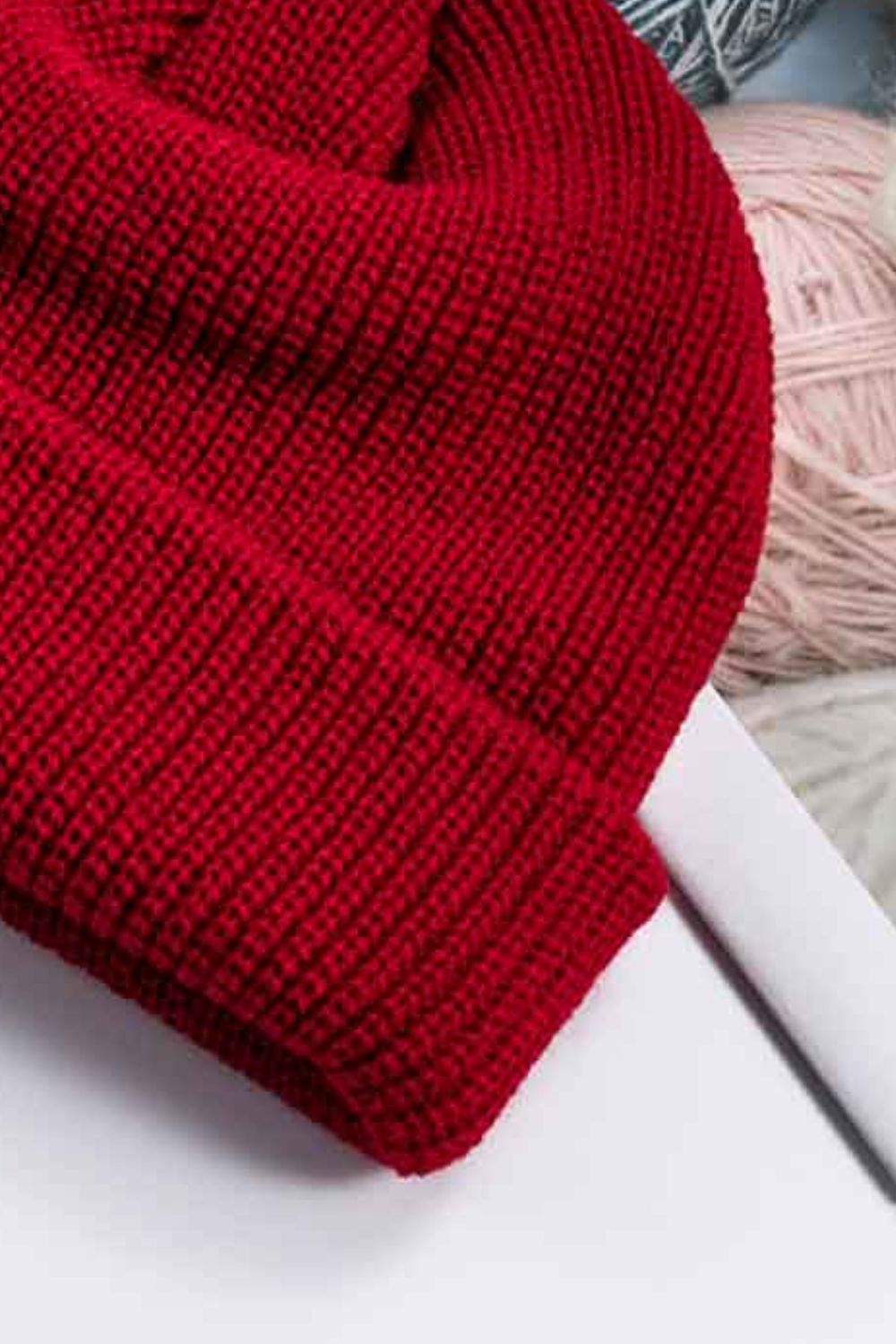 Cozy Rib-Knit Cuff Beanie - ClozArt