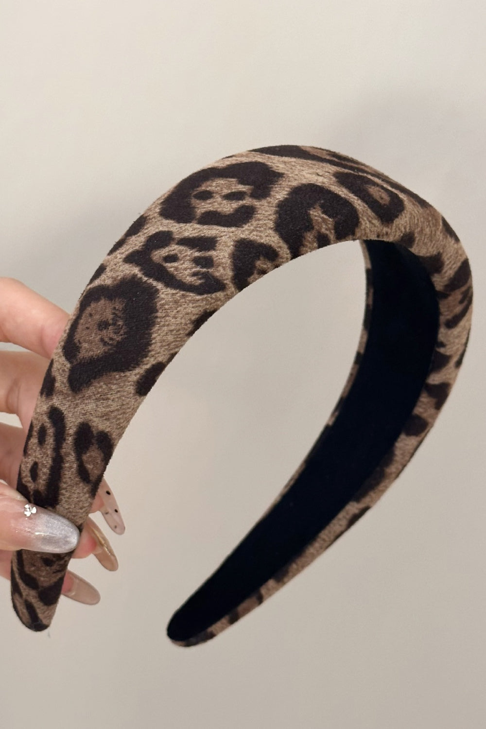 Leopard Polyester Wide Headband - ClozArt