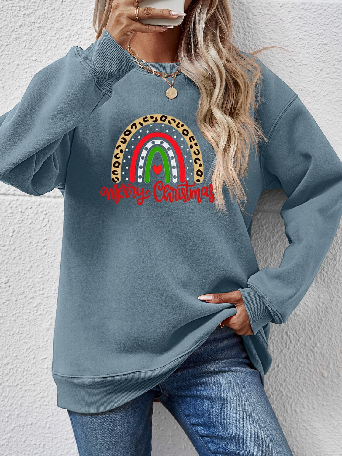 MERRY CHRISTMAS Graphic Sweatshirt