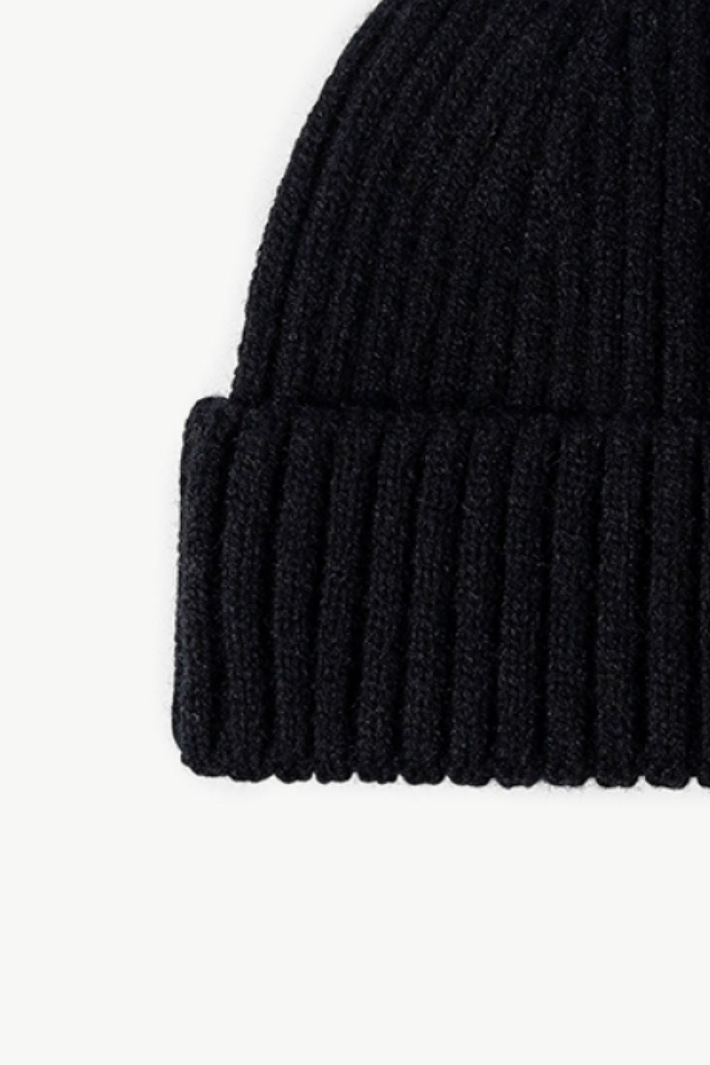 Rib-Knit Cuff Beanie - ClozArt