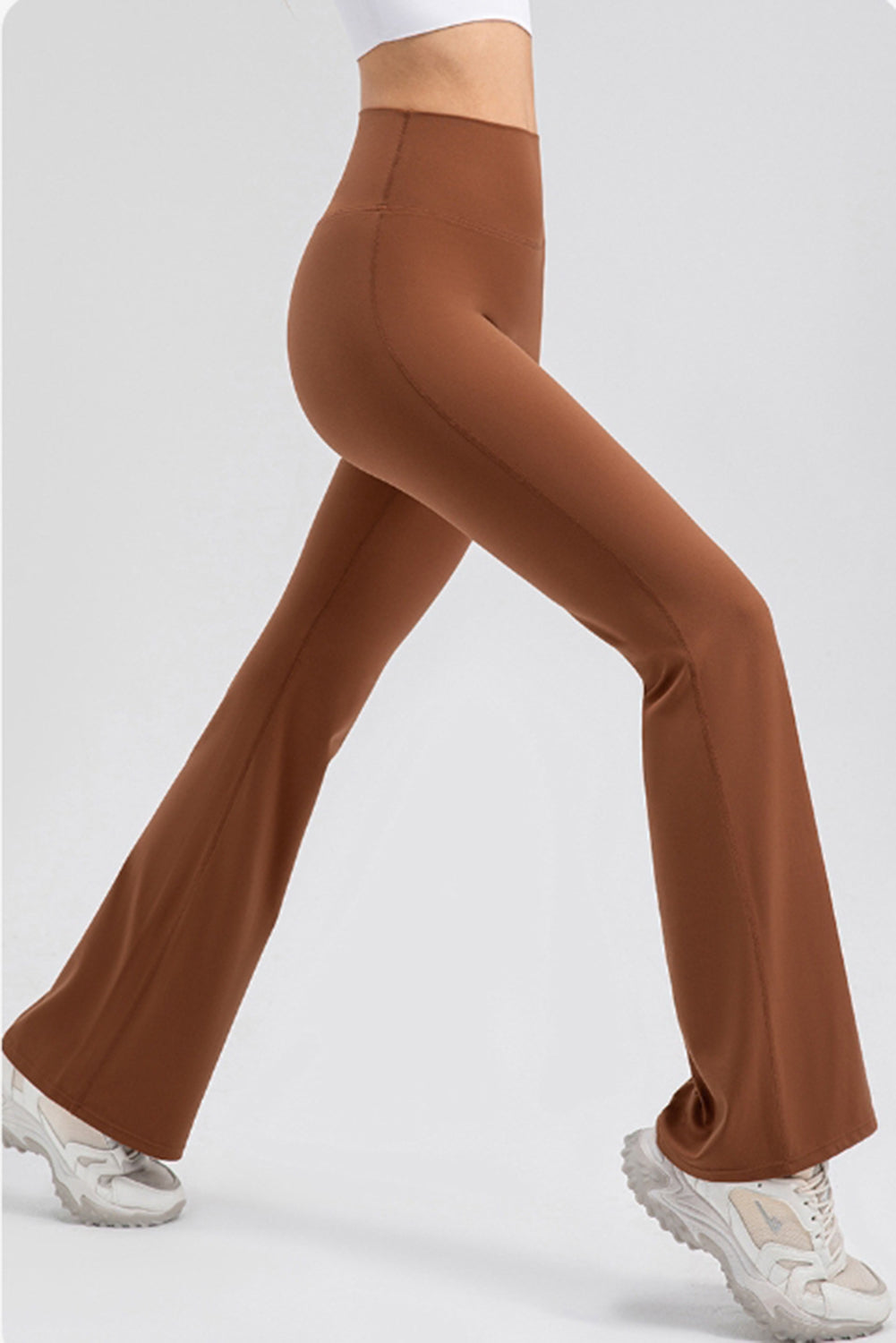 High Waist Straight Active Pants - ClozArt