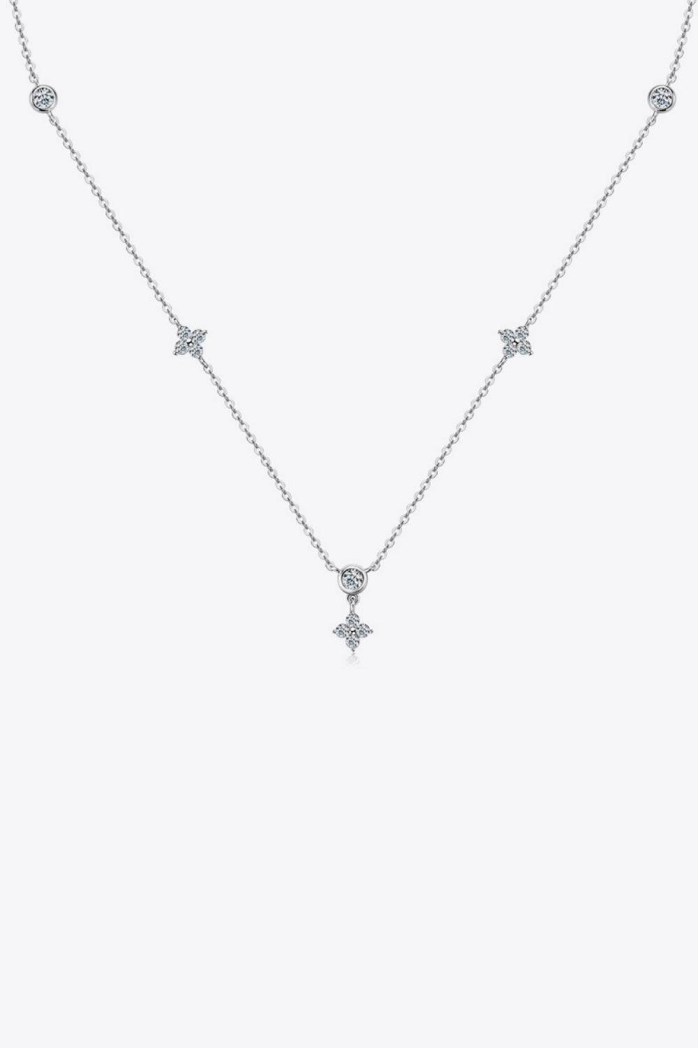 Moissanite 925 Sterling Silver Necklace - ClozArt