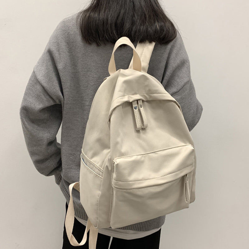 Zip Cotton Backpack Bag - ClozArt