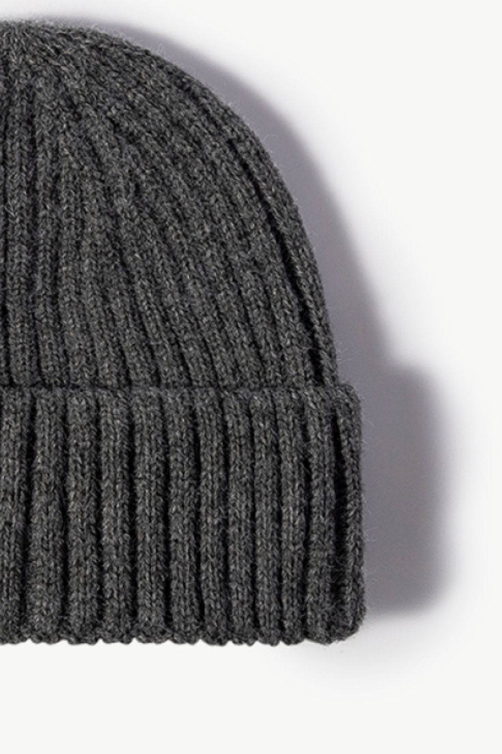 Rib-Knit Cuff Beanie - ClozArt