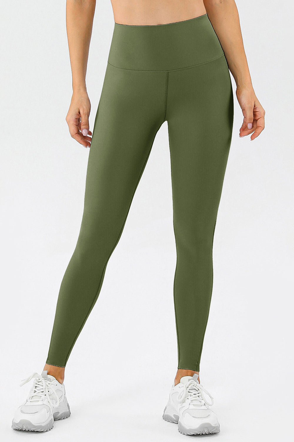 High Waist Skinny Active Pants - ClozArt