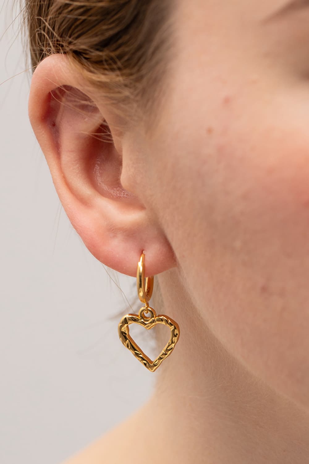 Heart Stainless Steel Drop Earrings - ClozArt