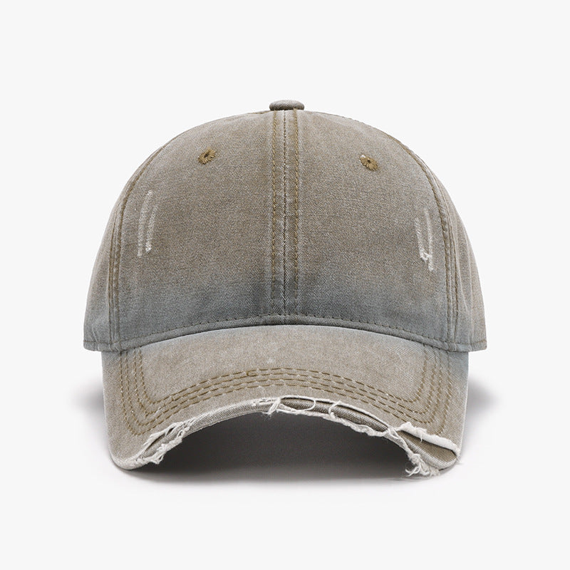 Distressed Washed Adjustable Baseball Cap - ClozArt