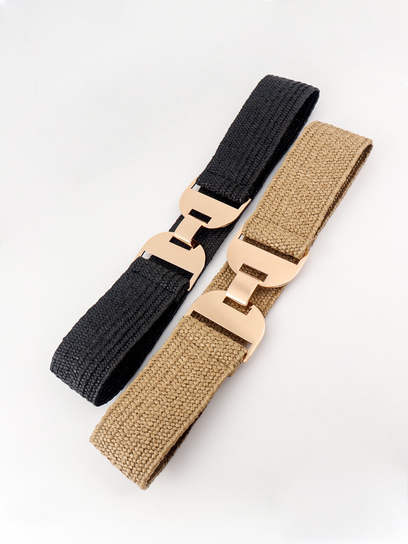 Alloy Buckle Elastic Belt - ClozArt