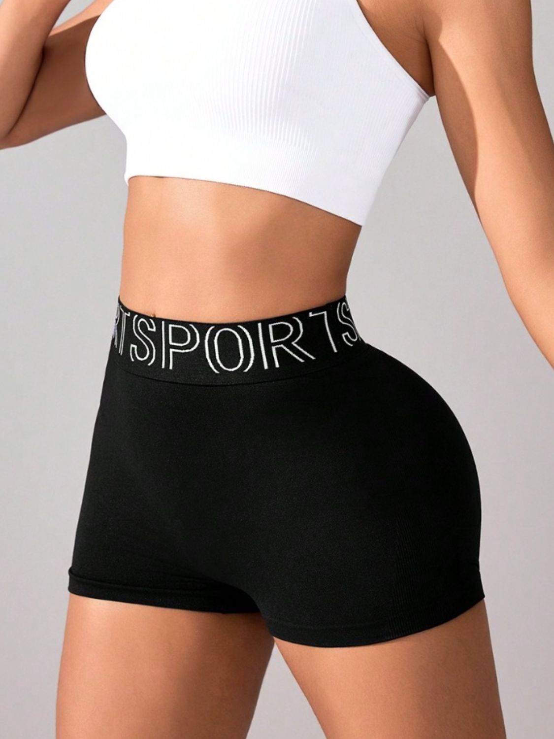 High Waist Active Shorts - ClozArt