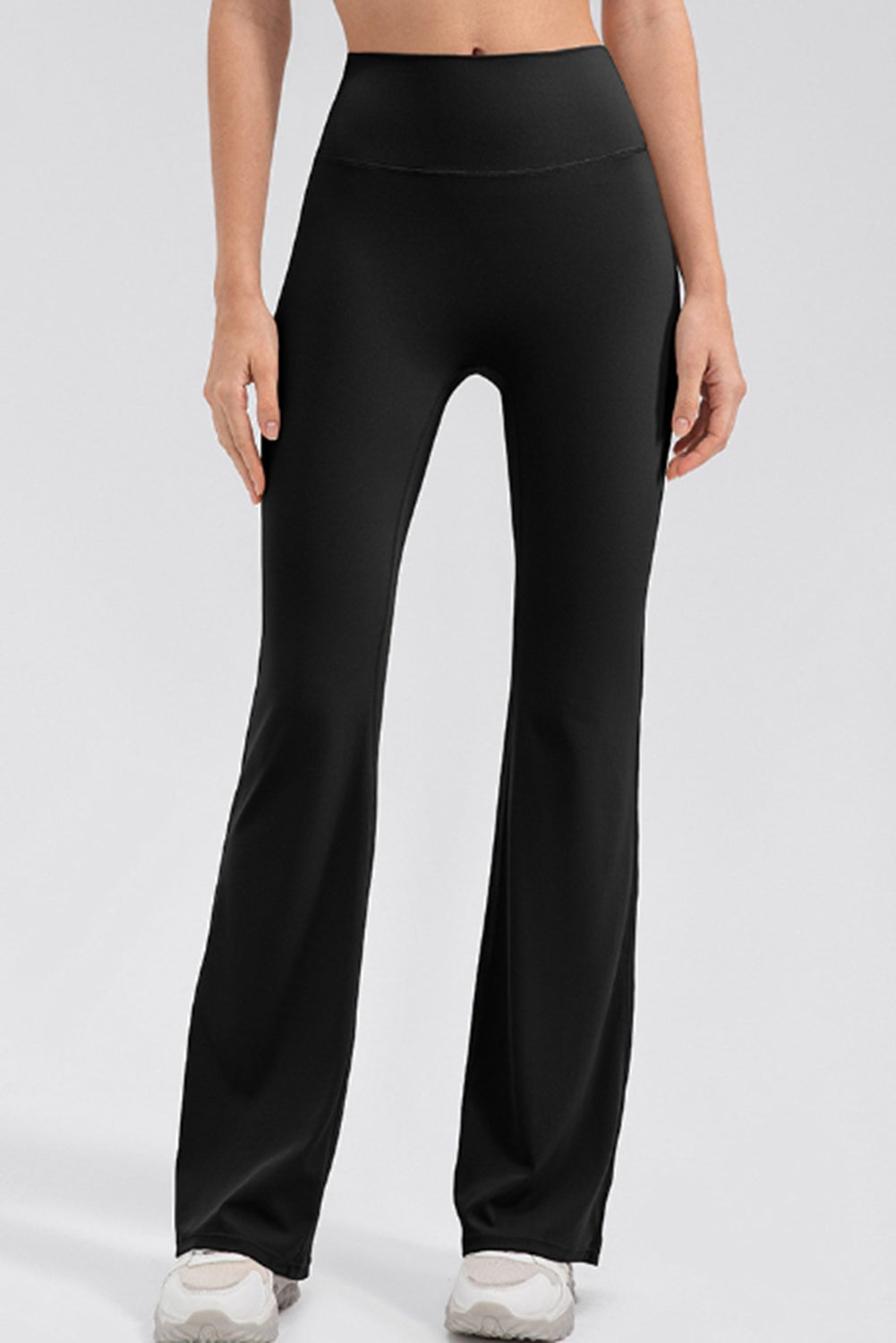 High Waist Straight Active Pants - ClozArt