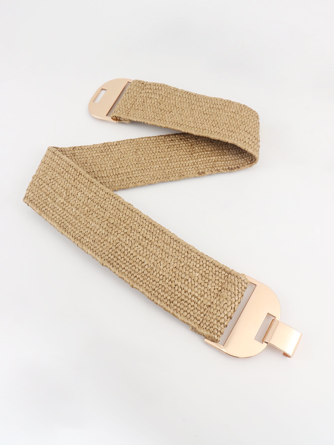 Alloy Buckle Elastic Belt - ClozArt