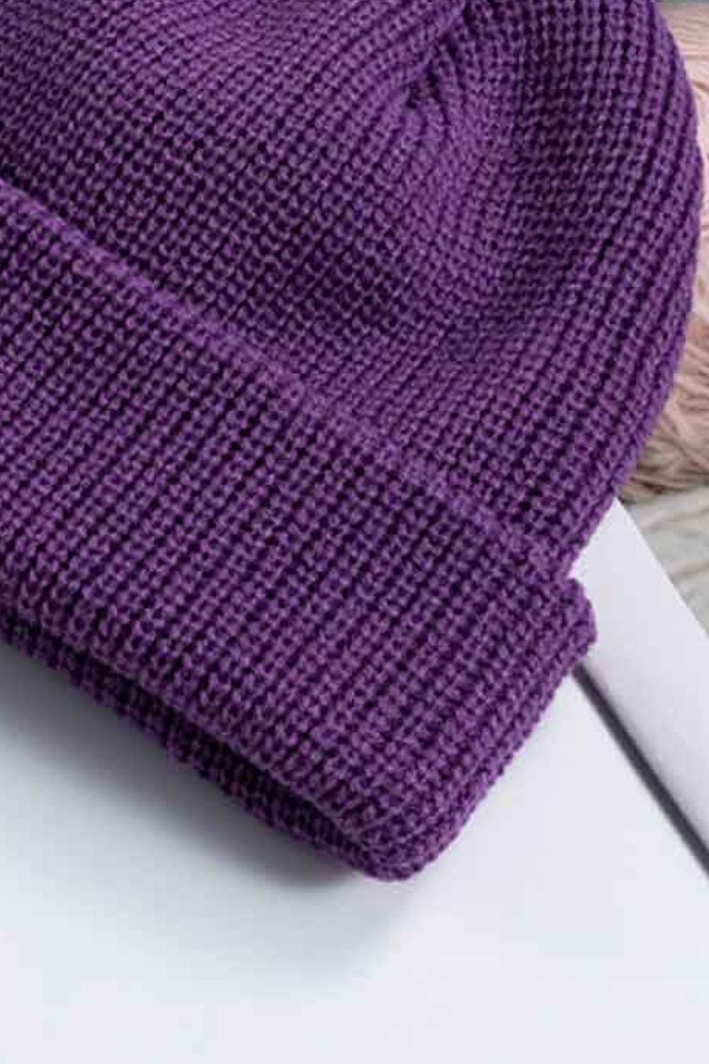 Cozy Rib-Knit Cuff Beanie - ClozArt