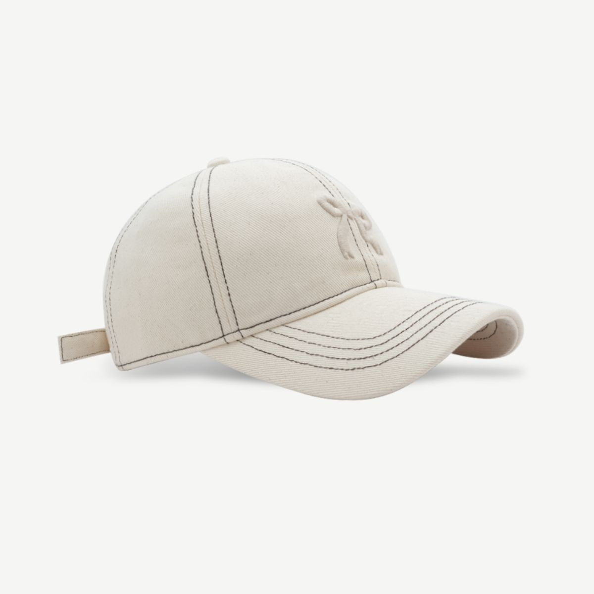 Bow Graphic Cotton Baseball Hat - ClozArt